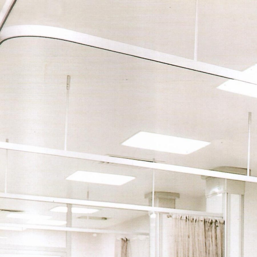 Cubicle track, treatment room, Healthcare project, UAE